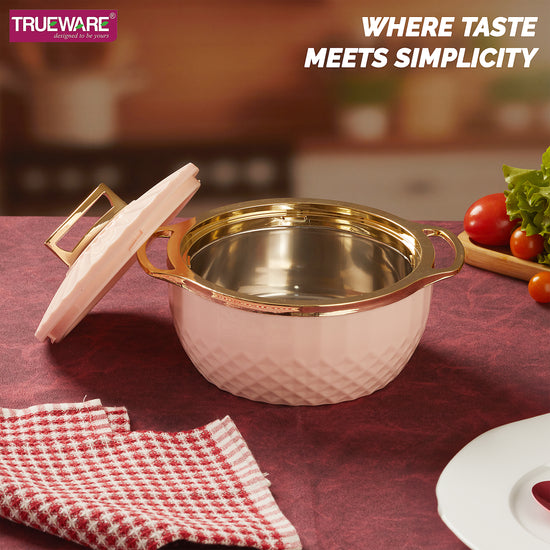 Krystal Casserole Inner Steel Casserole, 1500 Ml | Pu Insulated