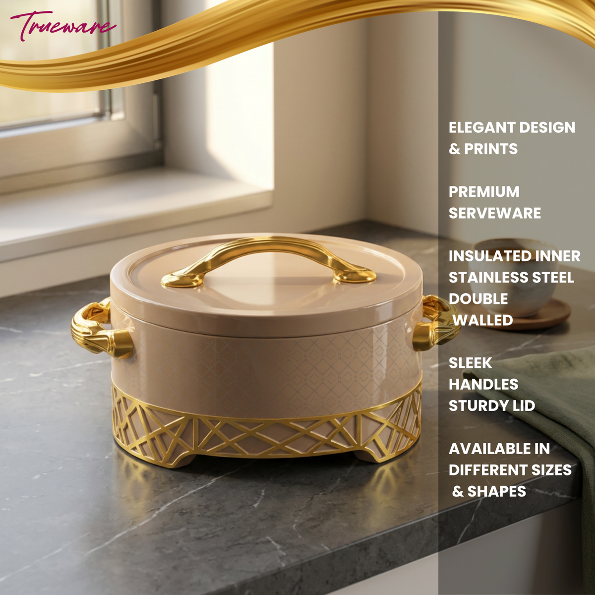 Trueware Regent Insulated Casserole | 1000 ml