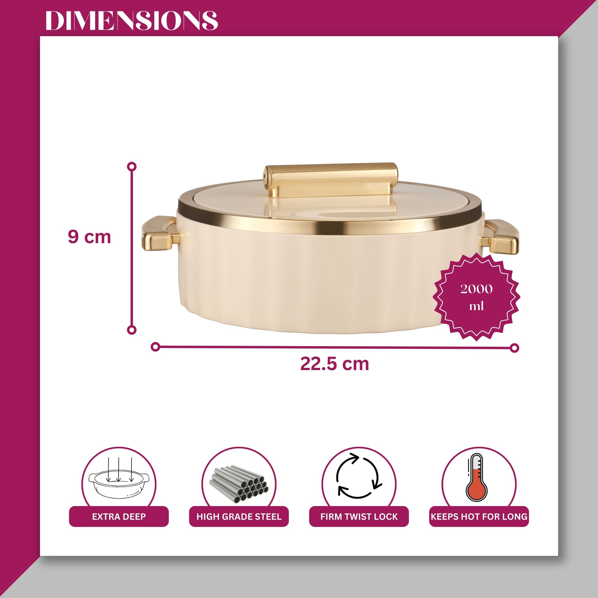 Casserole Sterling  200