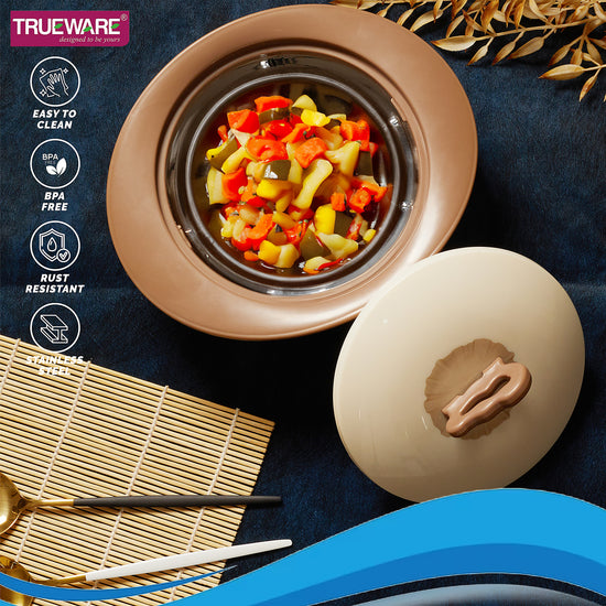 Zinna Impulse 1800 Inner Steel Casserole, 1500 Ml | Pu Insulated
