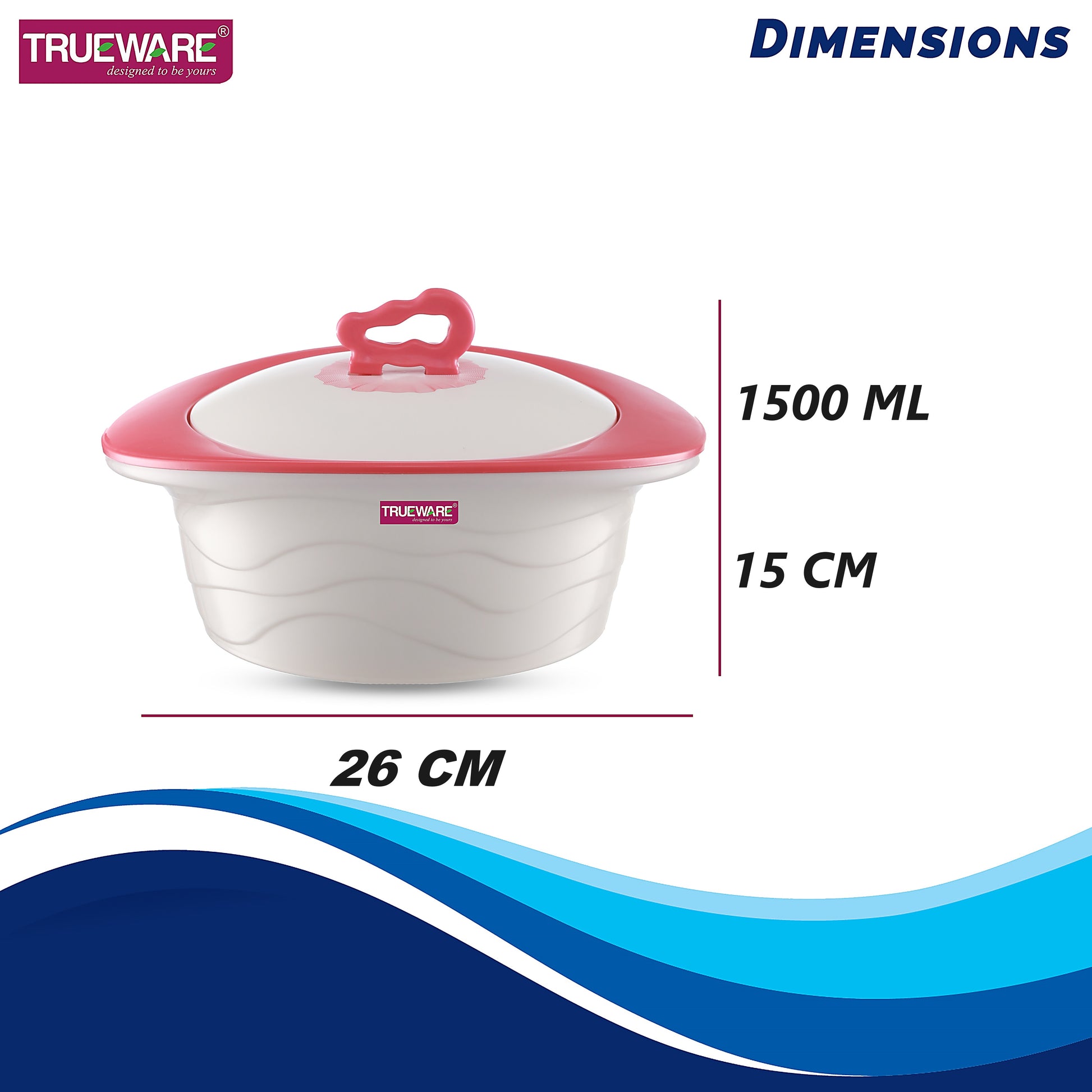 Zinna Impulse 1800 Inner Steel Casserole, 1500 Ml | Pu Insulated