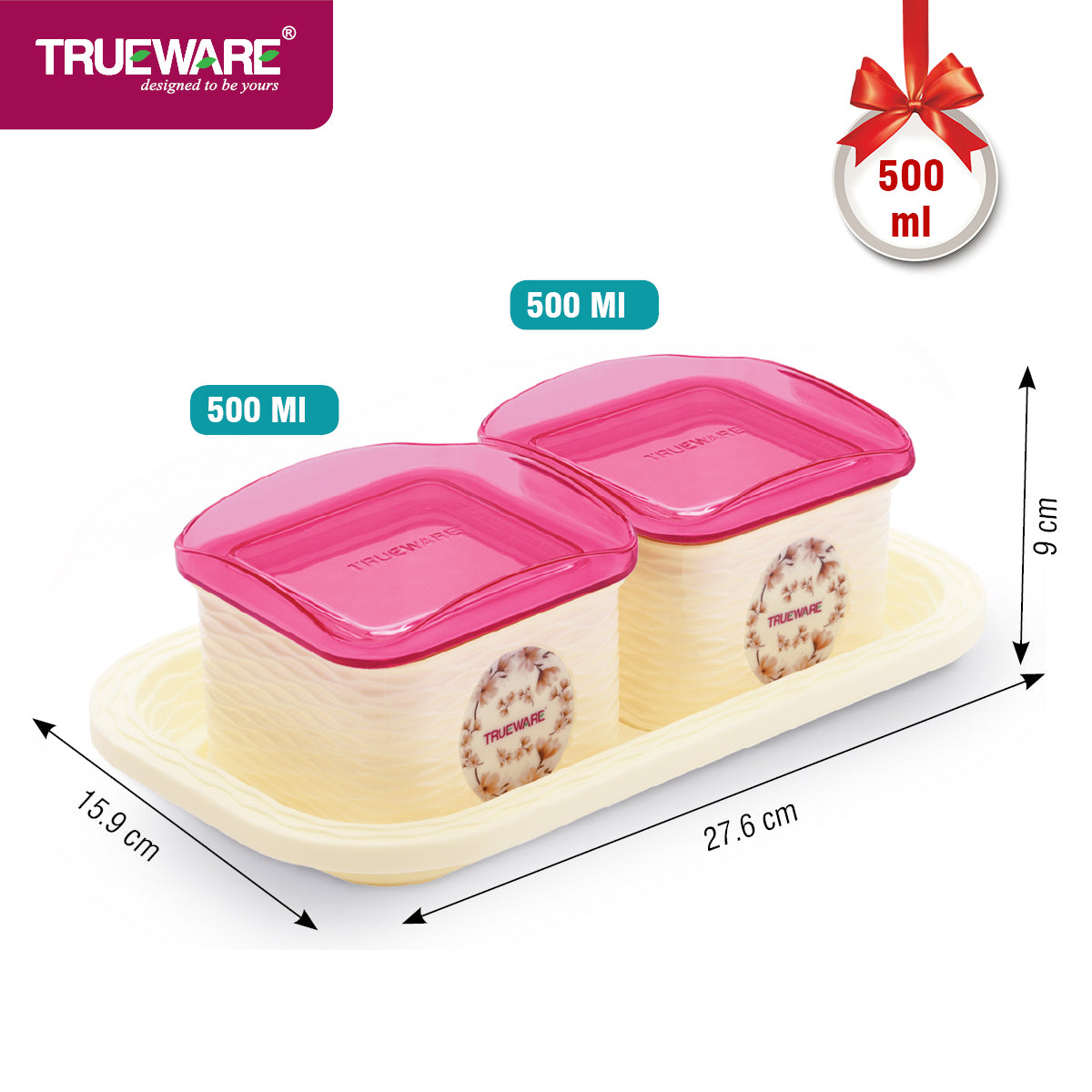 Dafodil 500 2Pcs With Tray Serving Set