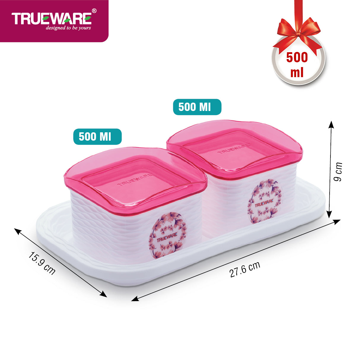 Dafodil 500 2Pcs With Tray Serving Set