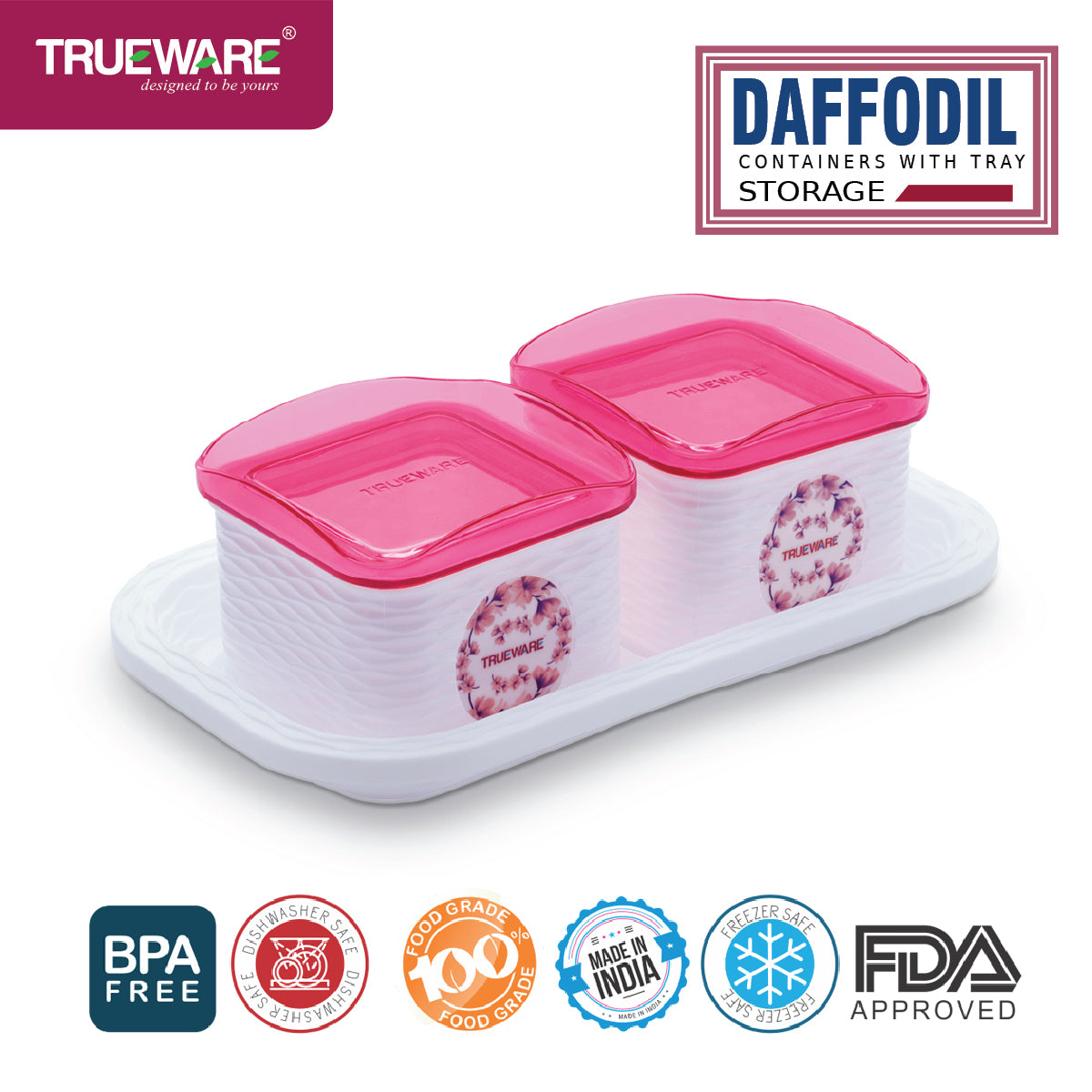 Dafodil 500 2Pcs With Tray Serving Set