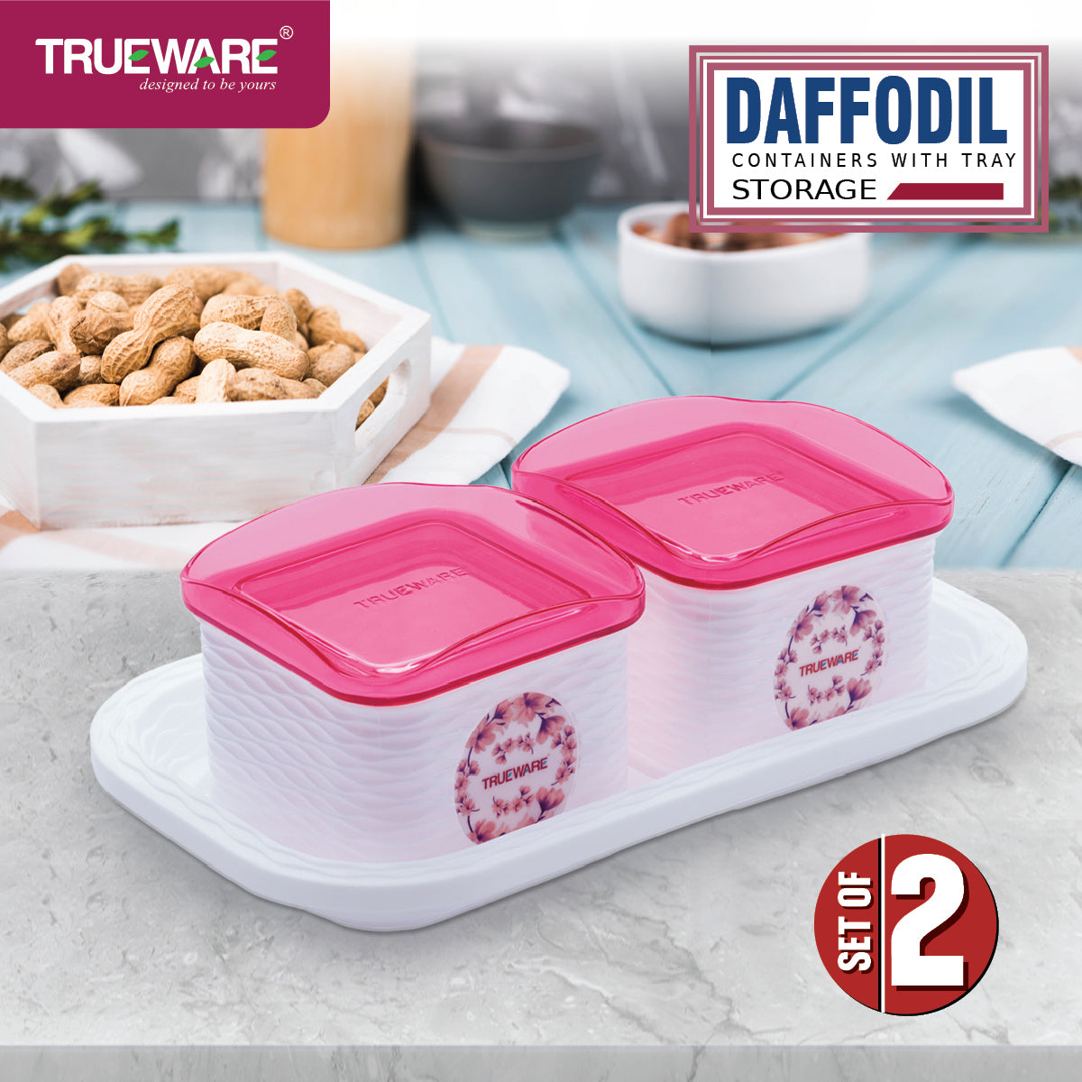 Dafodil 500 2Pcs With Tray Serving Set