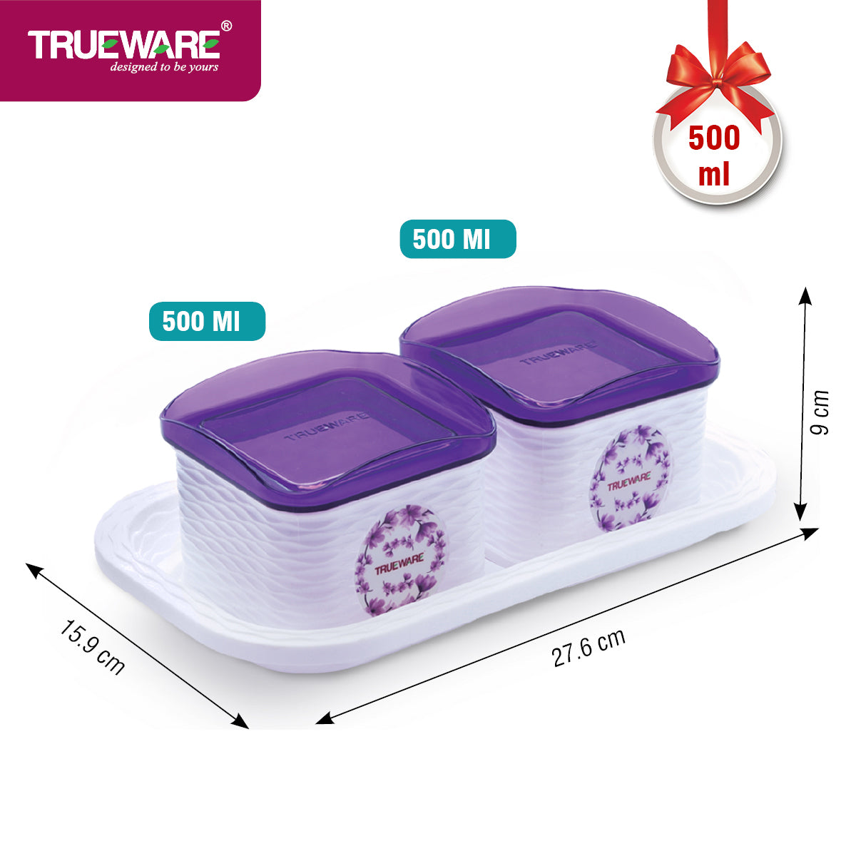 Dafodil 500 2Pcs With Tray Serving Set