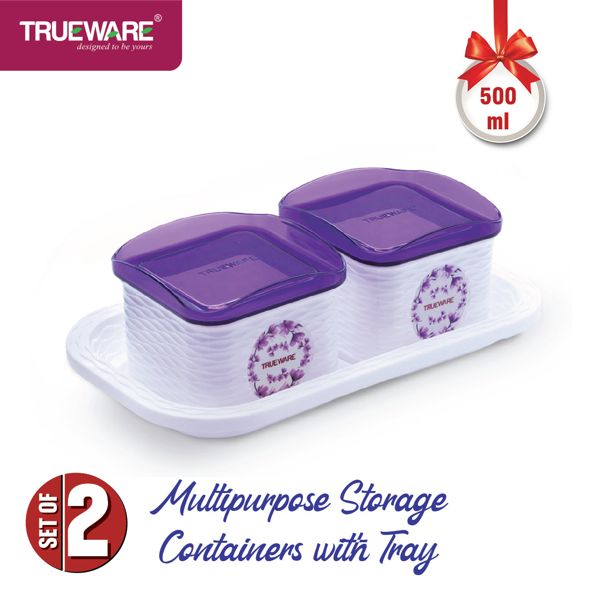 Dafodil 500 2Pcs With Tray Serving Set