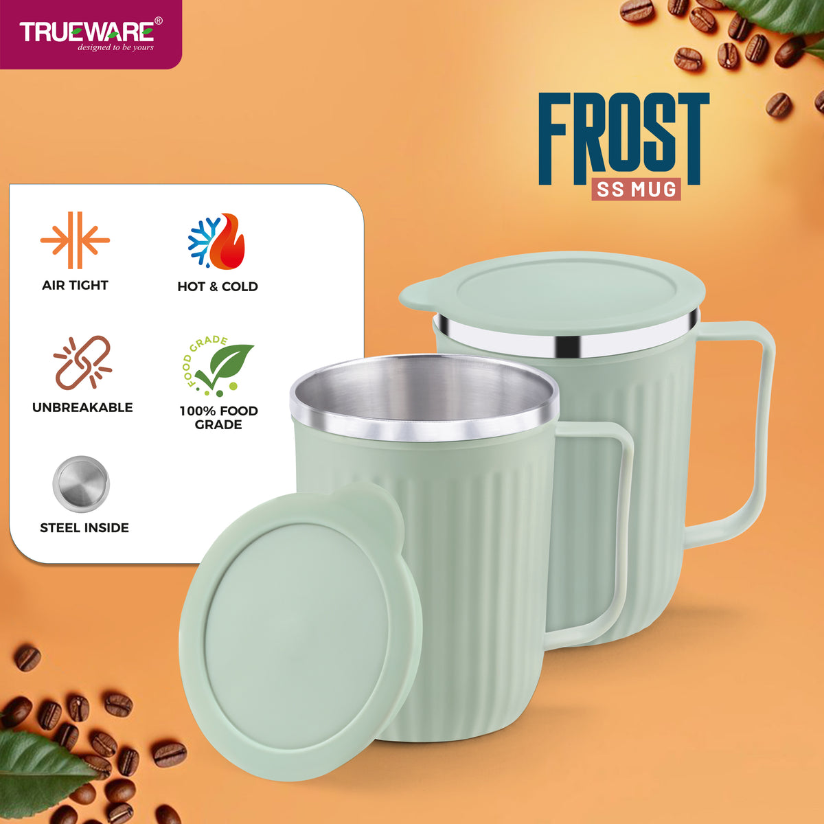 Trueware Frost Stainless Steel Mug