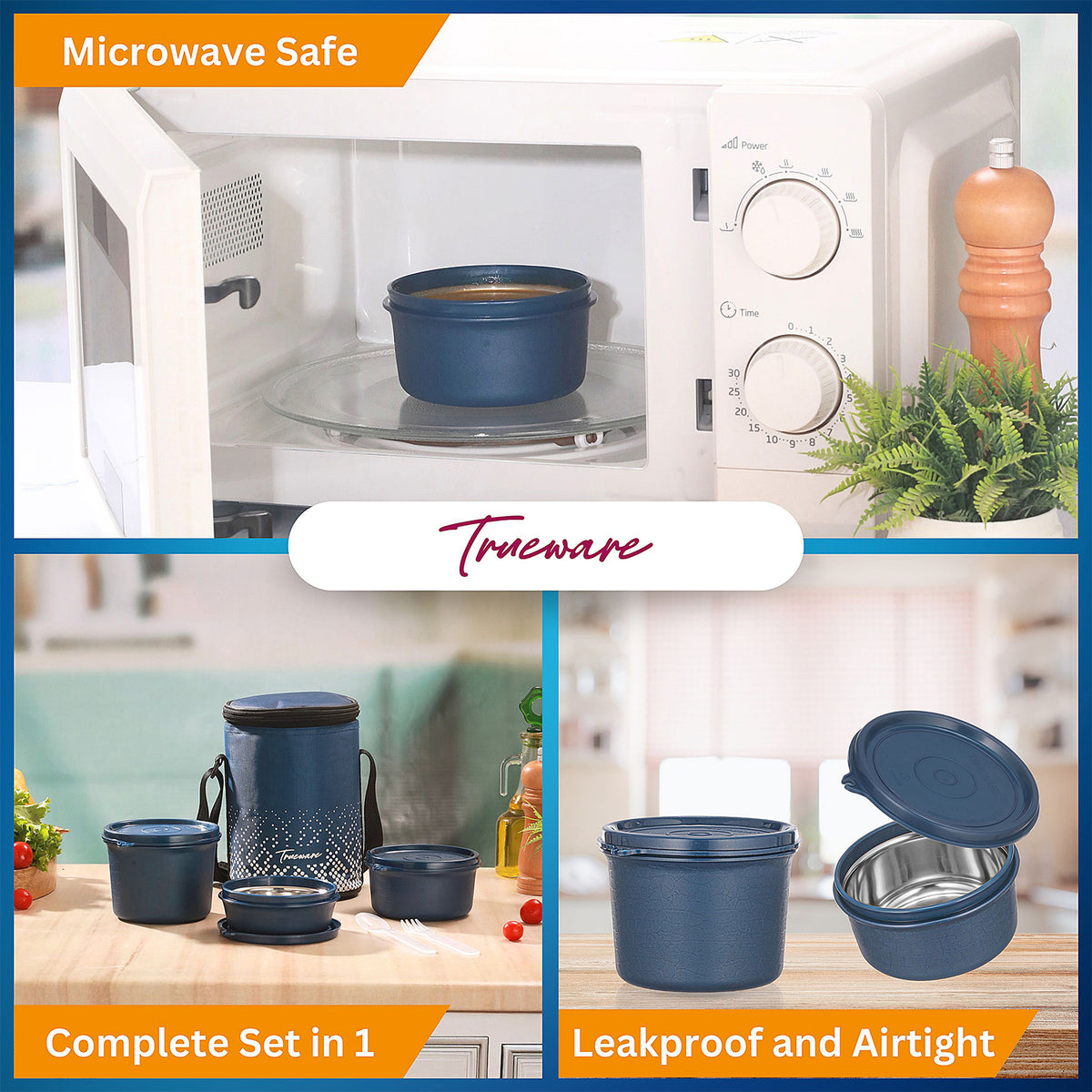 Trueware Prime Soft Lunch Pack I 3 containers