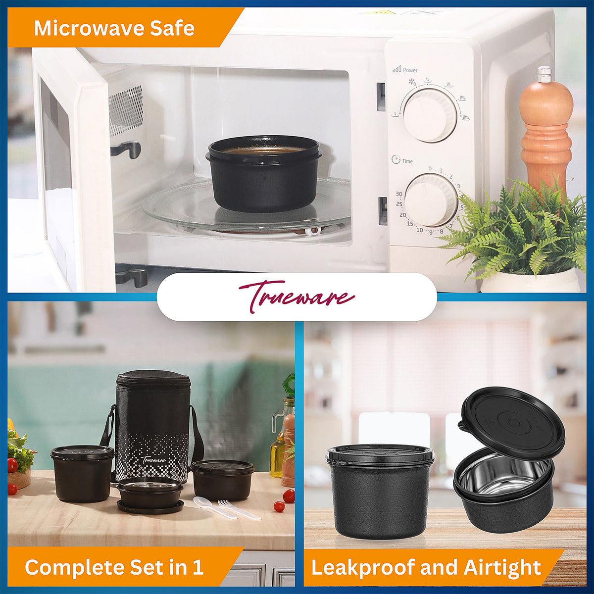 Trueware Prime Soft Lunch Pack I 3 containers