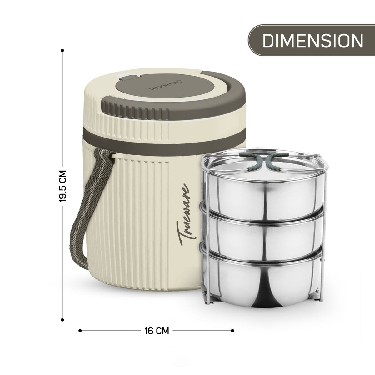 Trueware Electric 3 Lunch Box I 3 Containers