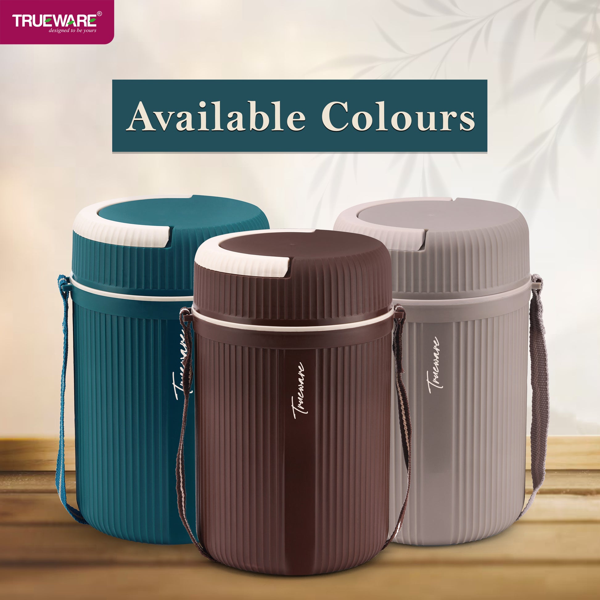 Trueware Meal Insulated Lunch Box (Blue, Medium)Plastic,1100 ML