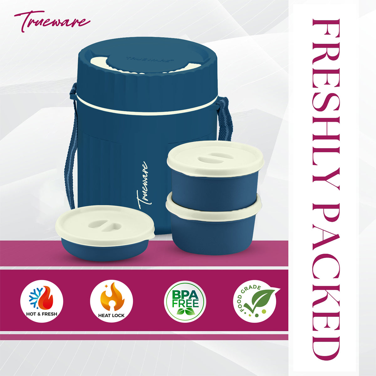 Trueware Snakk 2 Lunch Box I 3 Containers