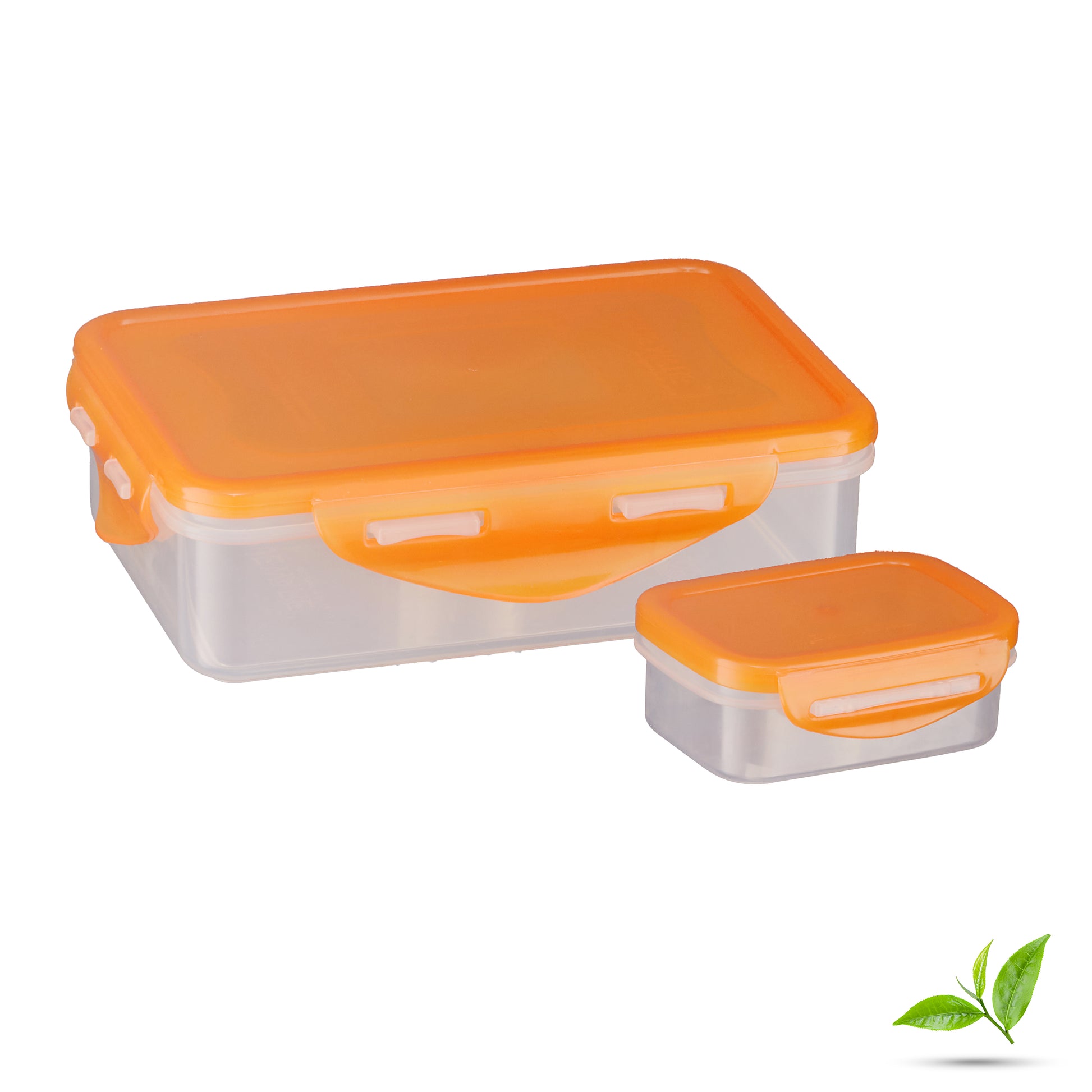 Trueware Tiffinline School Mate Plastic Kids Lunch Box Big Box | 500 ML & Small 150 ML