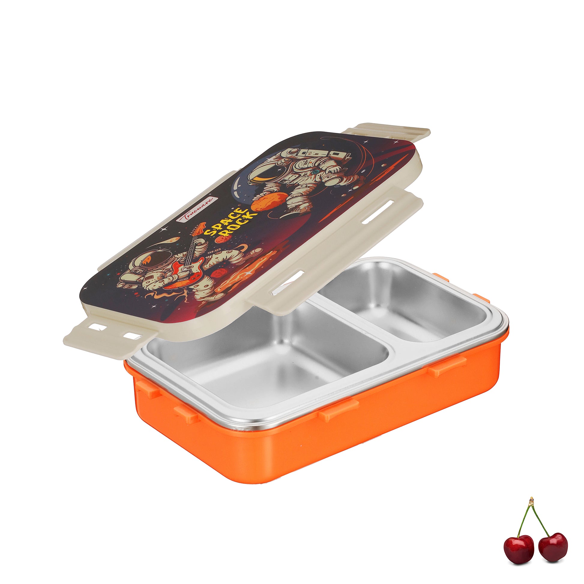 Trueware Pluto Lunch Box 2 Compartment Leak-Proof BPA Free Stainless Steel