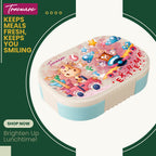 Sleek Lunch Set I Lunch Box with Veggie Container