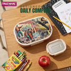 Trueware Sleek Lunch Set I Lunch Box with Veggie Container