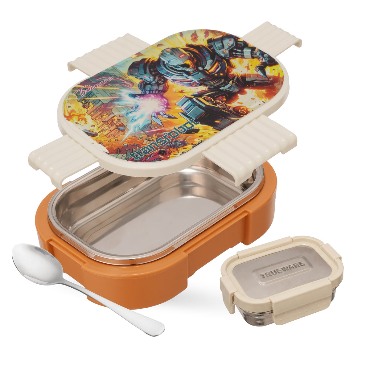 Trueware Sleek Lunch Set I Lunch Box with Veggie Container