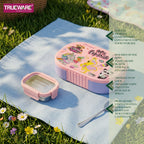 Trueware Sleek Lunch Set I Lunch Box with Veggie Container