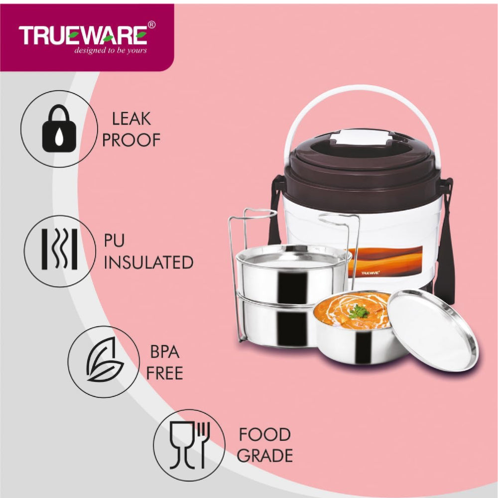 Trueware Marina 3 Insulated Lunch Box | 3 Containers