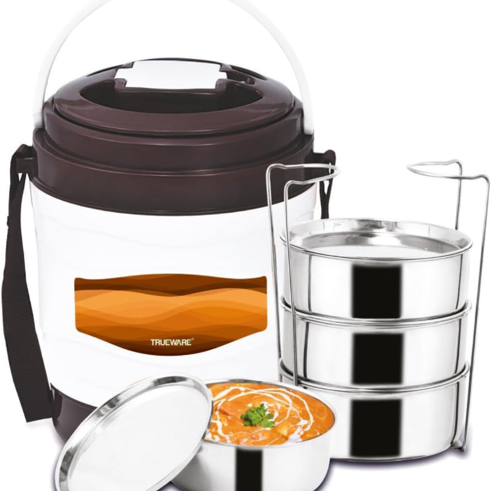 Trueware Marina 3 Insulated Lunch Box | 3 Containers