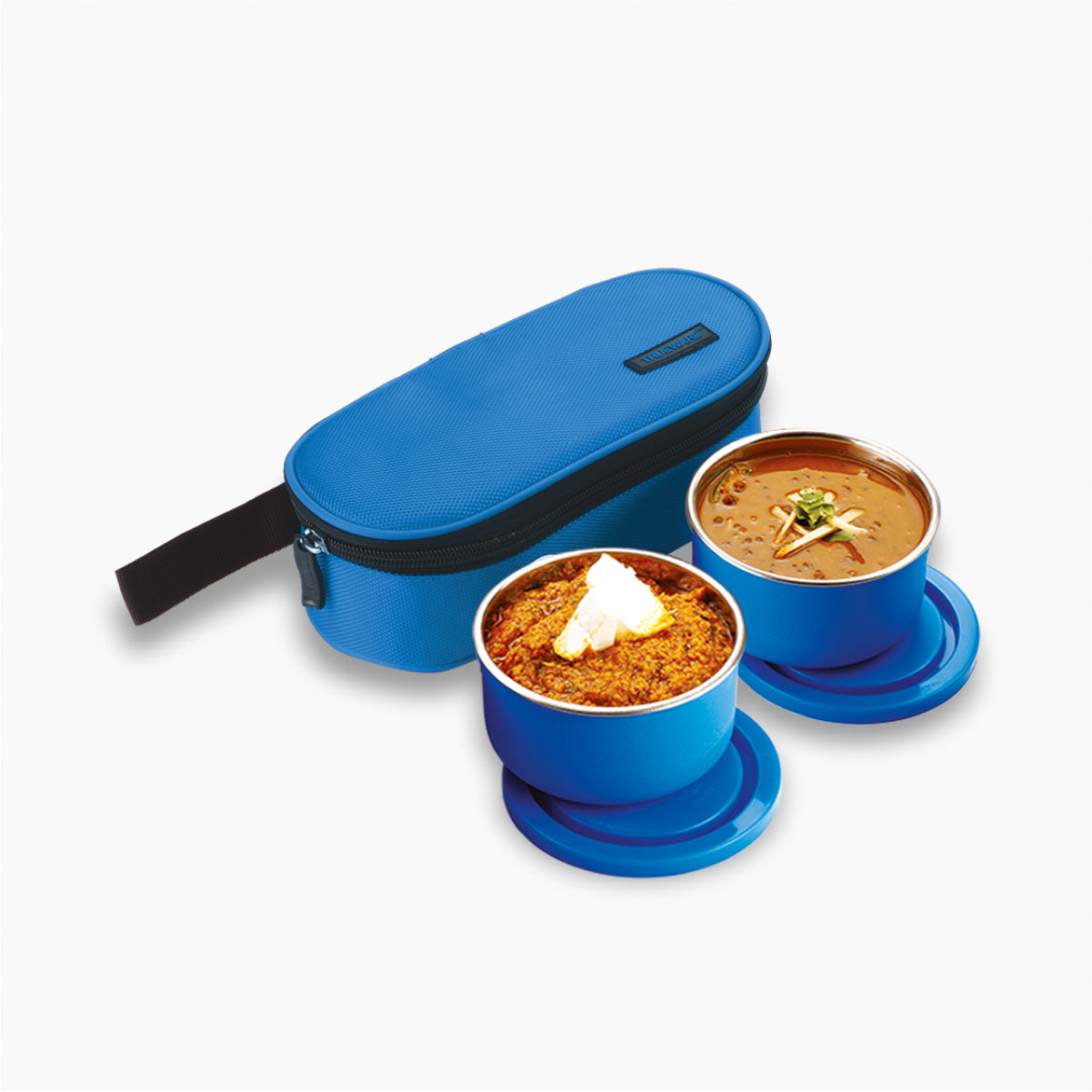 Lunch Box Eco Fresh 2Pcs Pp Silverline – Trueware India