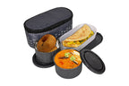 Trueware Day Time 2+1 Microsafe Lunch Box I 2 Containers + 1 Chapatti Box