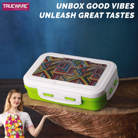Trueware POKO Senior Steel Lee Pu Insulated Hot Lunch Box 900ML Big Container and 150 ML