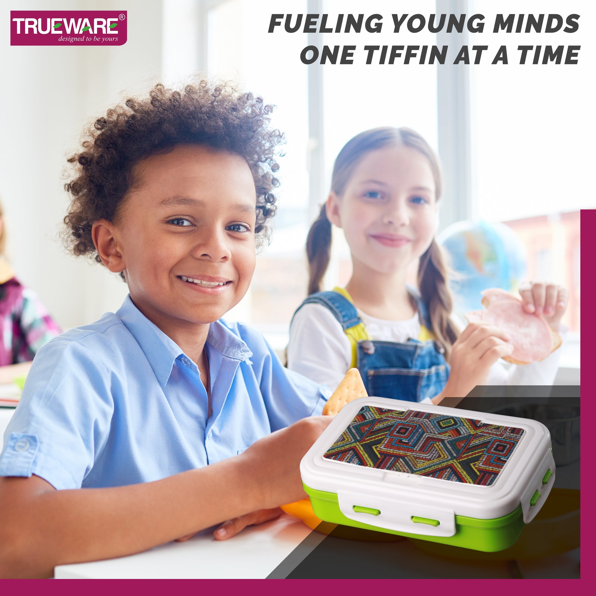 Trueware POKO Senior Steel Lee Pu Insulated Hot Lunch Box 900ML Big Container and 150 ML