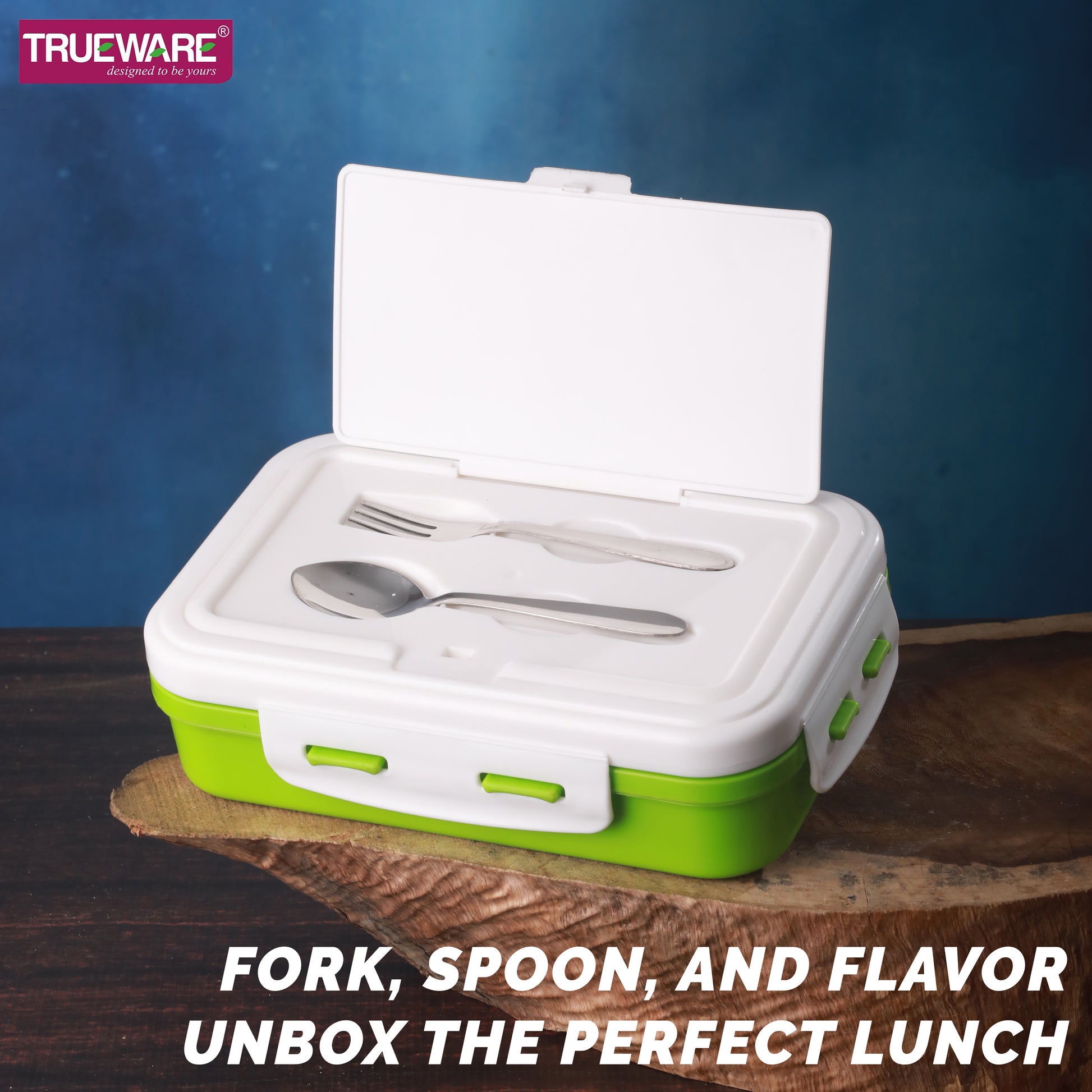 Trueware POKO Senior Steel Lee Pu Insulated Hot Lunch Box 900ML Big Container and 150 ML