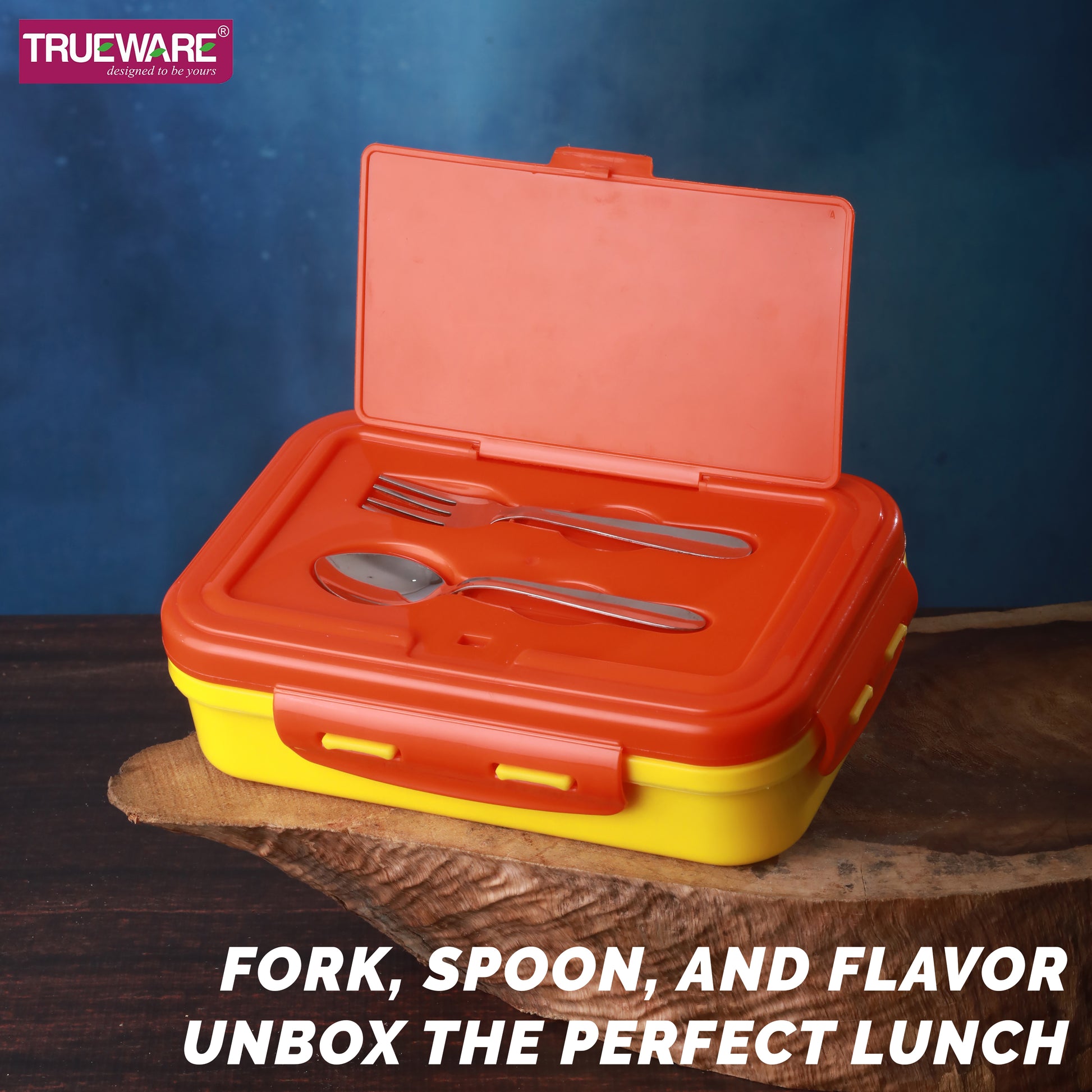 Trueware POKO Senior Steel Lee Pu Insulated Hot Lunch Box 900ML Big Container and 150 ML