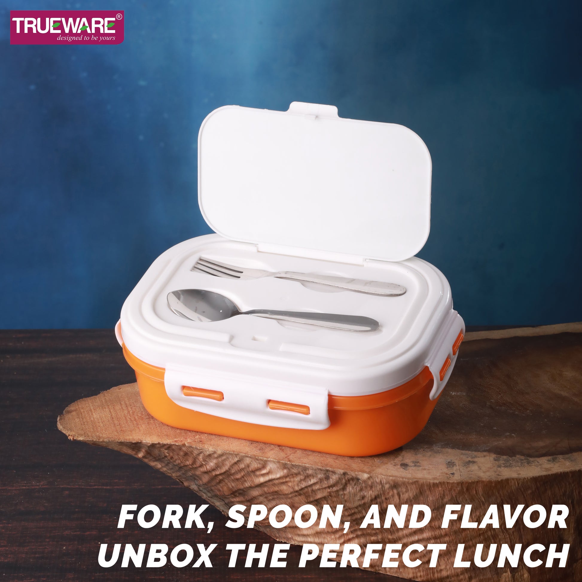 Trueware POKO Junior Steel Lee Pu Insulated Hot Lunch Box 600ML Big Container and 150 ML