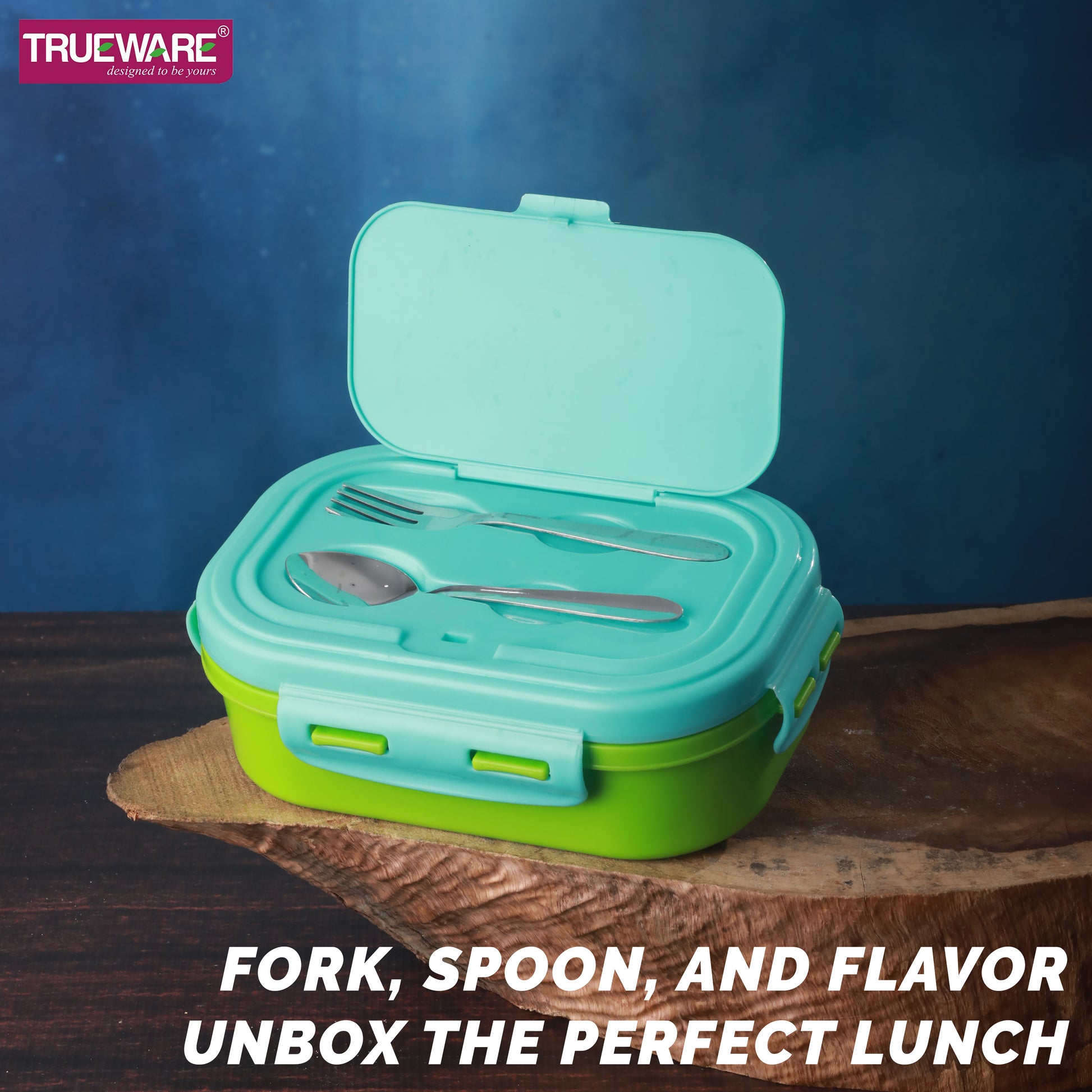 Trueware POKO Junior Steel Lee Pu Insulated Hot Lunch Box 600ML Big Container and 150 ML