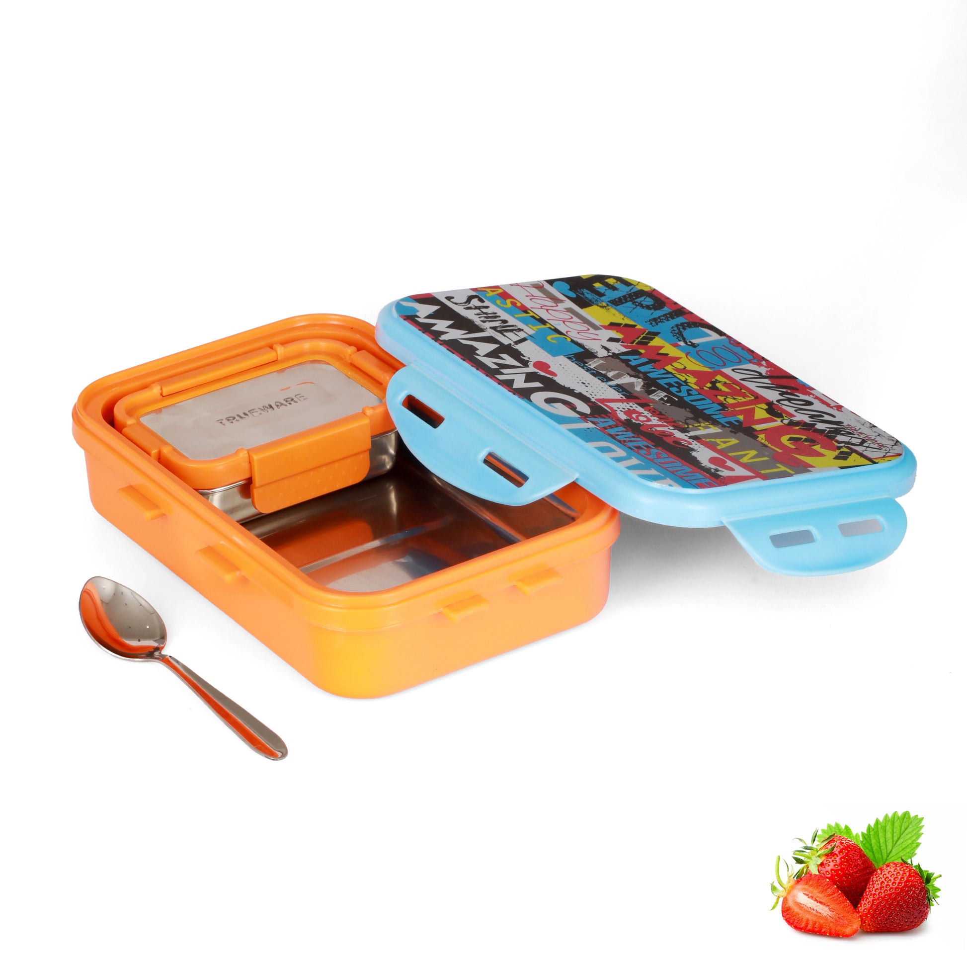 Trueware KOKO Senior Steel Lee Pu Insulated Hot Lunch Box 900ML Big Container and 150 ML