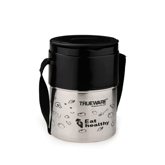 Trueware Steelex 3 Lunch Box with 3 Stainless Steel Container,300ml X3