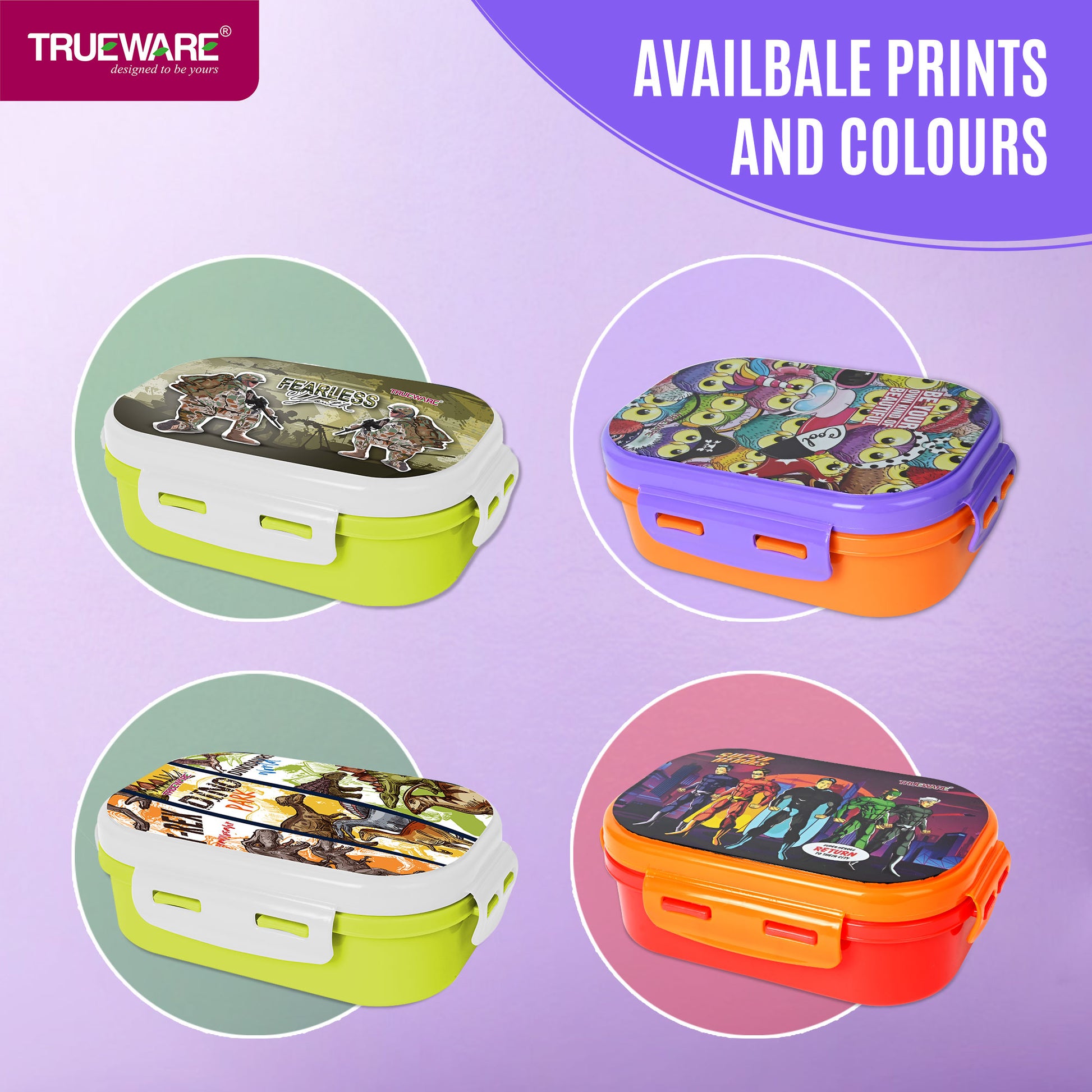 Trueware Byte Steel Lee Pu Insulated Hot Lunch Box 600ML Big Container & 150 ML Container