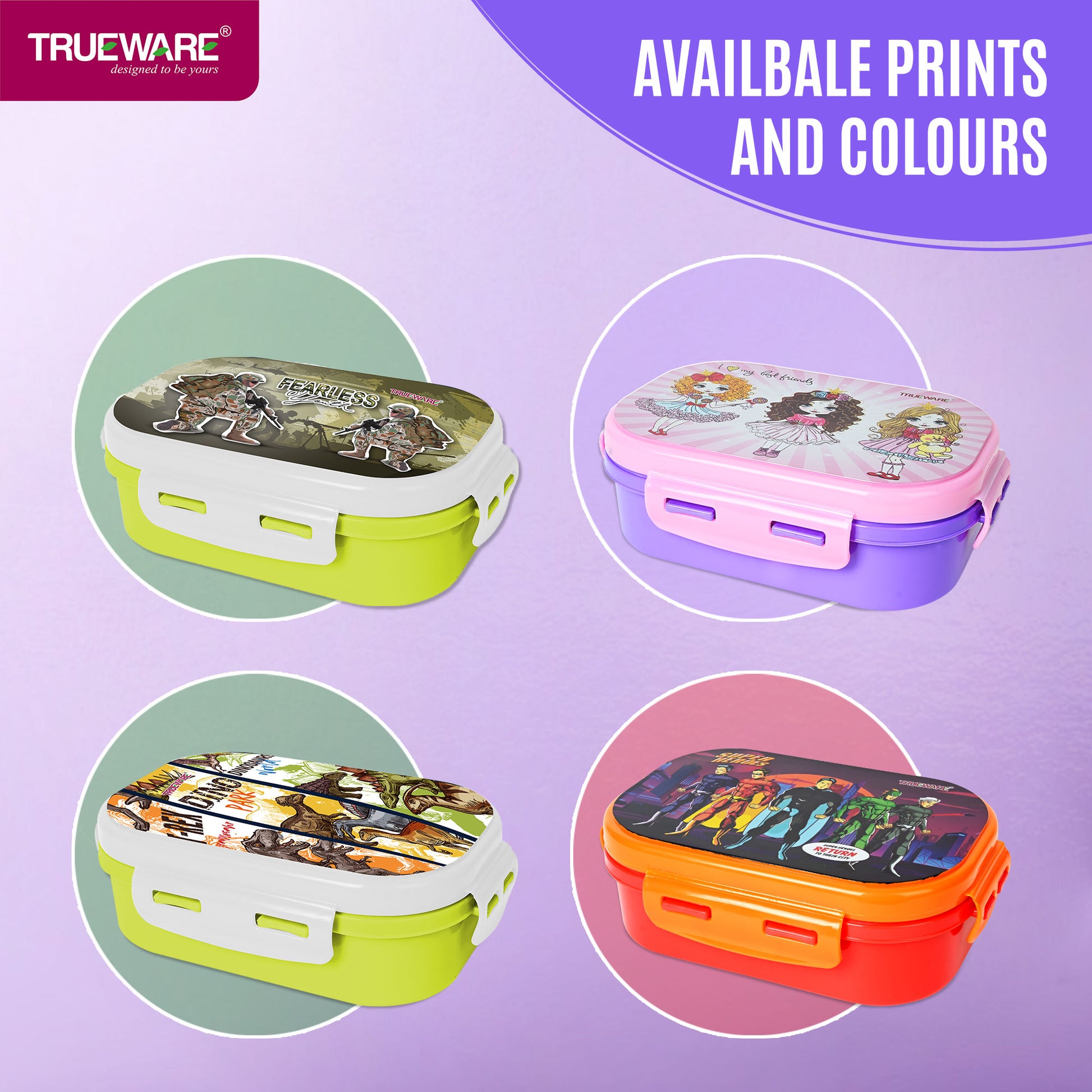 Trueware Byte Steel Lee Pu Insulated Hot Lunch Box 600ML Big Container & 150 ML Container