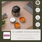 Trueware Legend 3 Stainless Steel Lunch Box | 3 × 300 ml