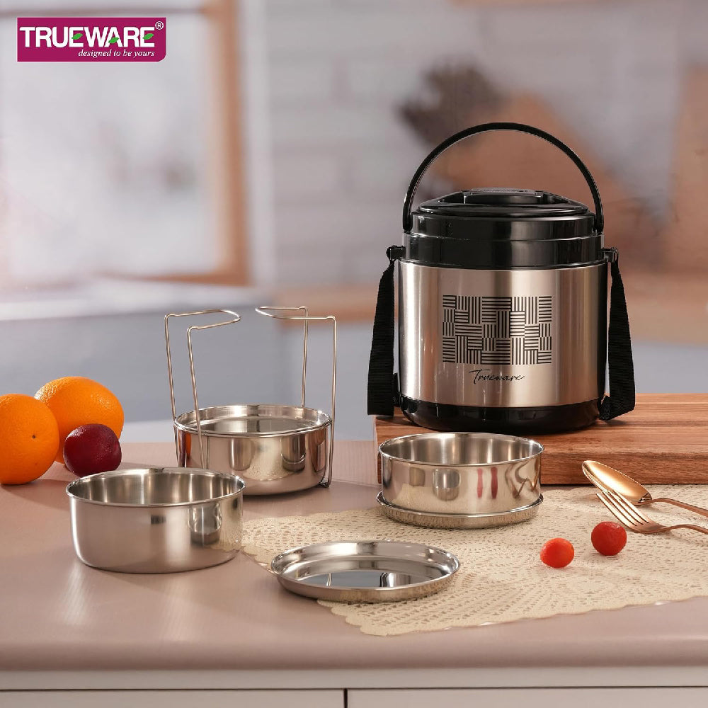 Trueware Legend 3 Stainless Steel Lunch Box | 3 × 300 ml