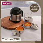 Trueware Legend 3 Stainless Steel Lunch Box | 3 × 300 ml