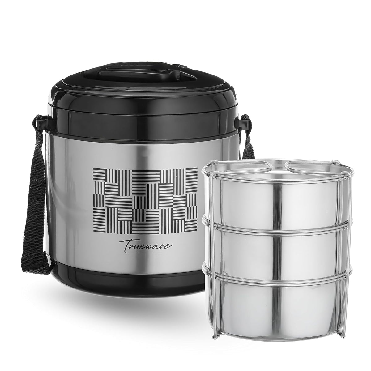 Trueware Legend 3 Stainless Steel Lunch Box | 3 × 300 ml