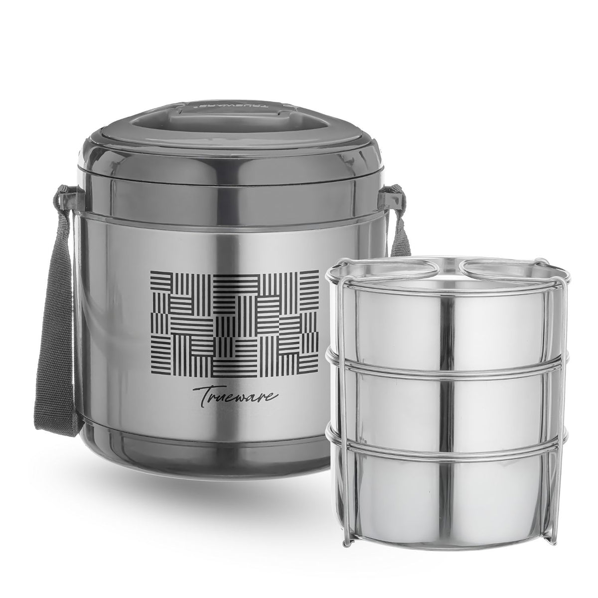 Trueware Legend 3 Stainless Steel Lunch Box | 3 × 300 ml