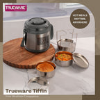Trueware Legend 3 Stainless Steel Lunch Box | 3 × 300 ml