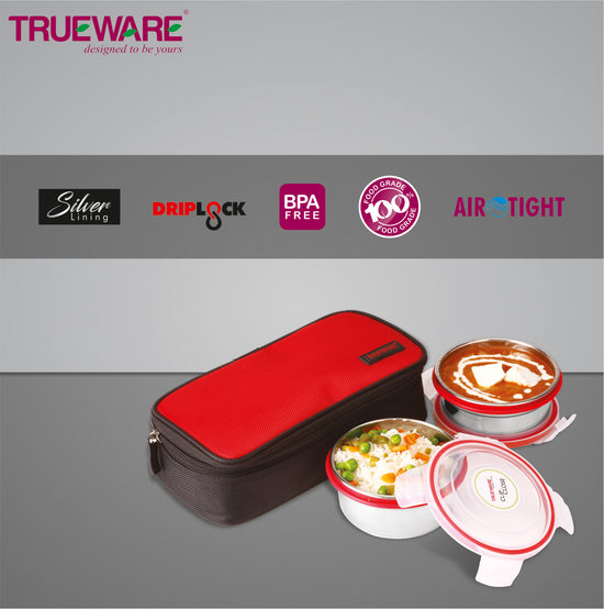 Lunch Box Steel Dura 2 Pcs Container