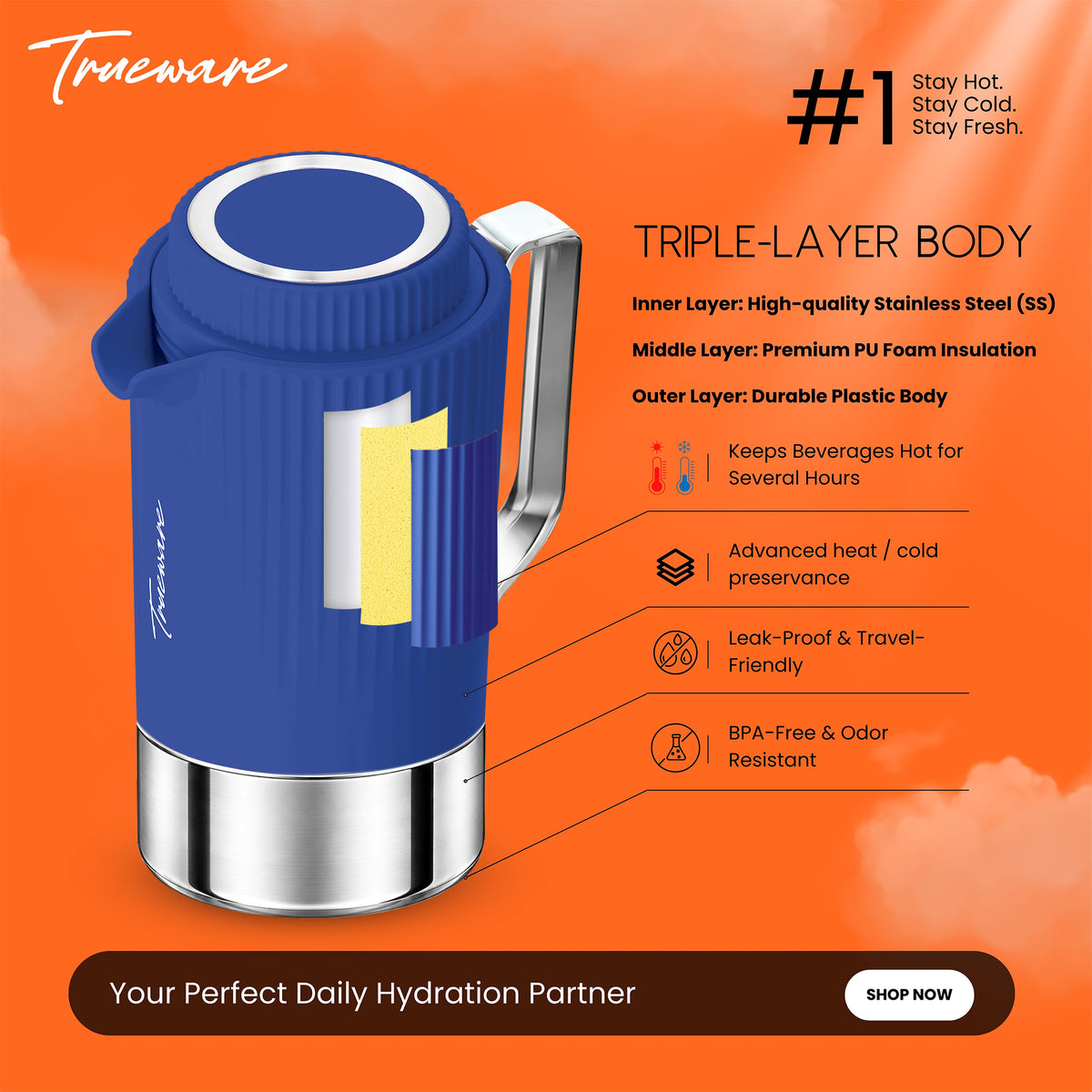 Omega 1200 Flask | 1000 ml