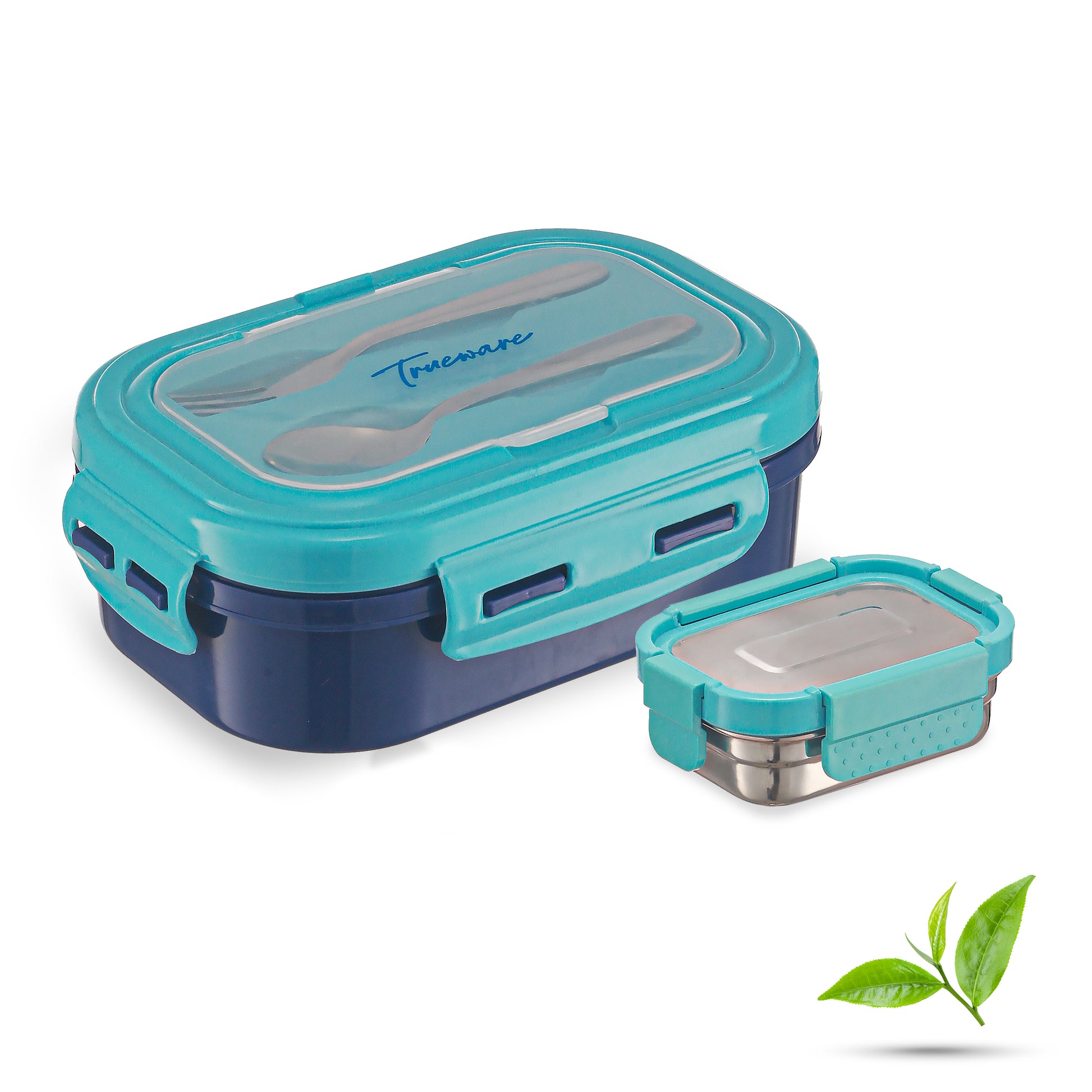 Trueware Picaso Insulated Inner Steel Thermoware BPA Free, Airtight, Food Grade, 2 Containers Lunch Box 750 ML