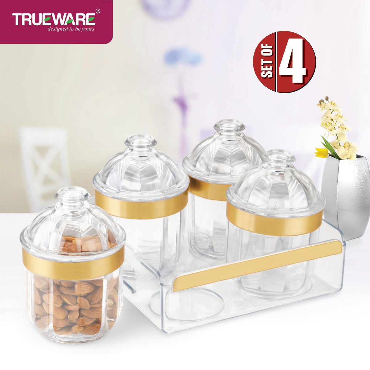 Kimora  Serving Set4 With Tray