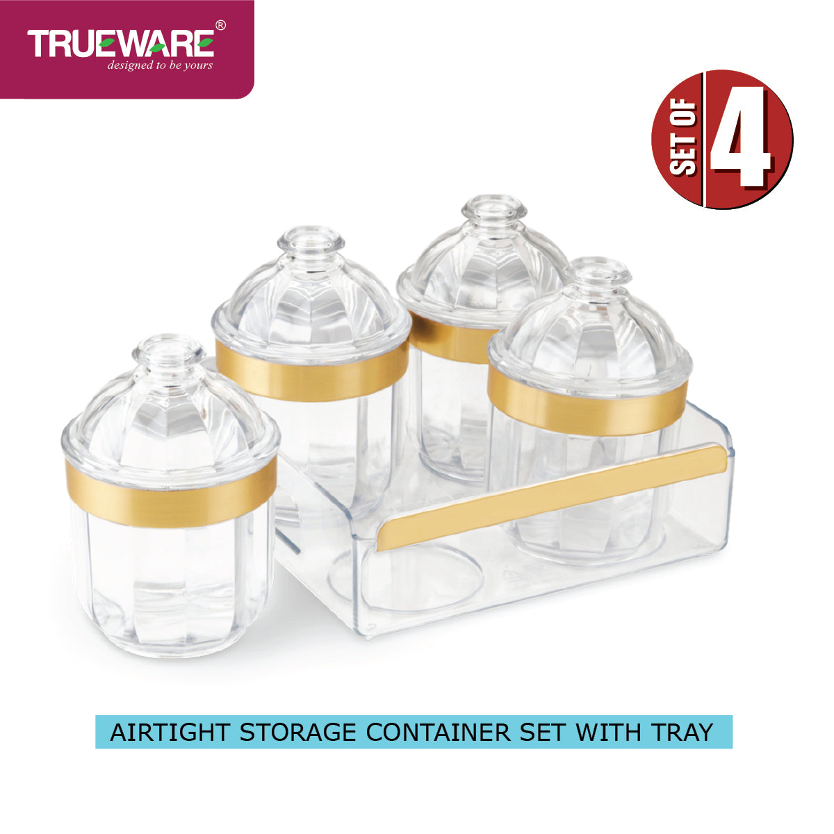 Kimora  Serving Set4 With Tray