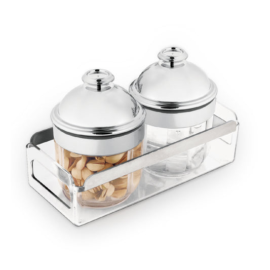 KIMORA Plus Serving  set 2 conatiner and Tray (SER-P1-001-SL)
