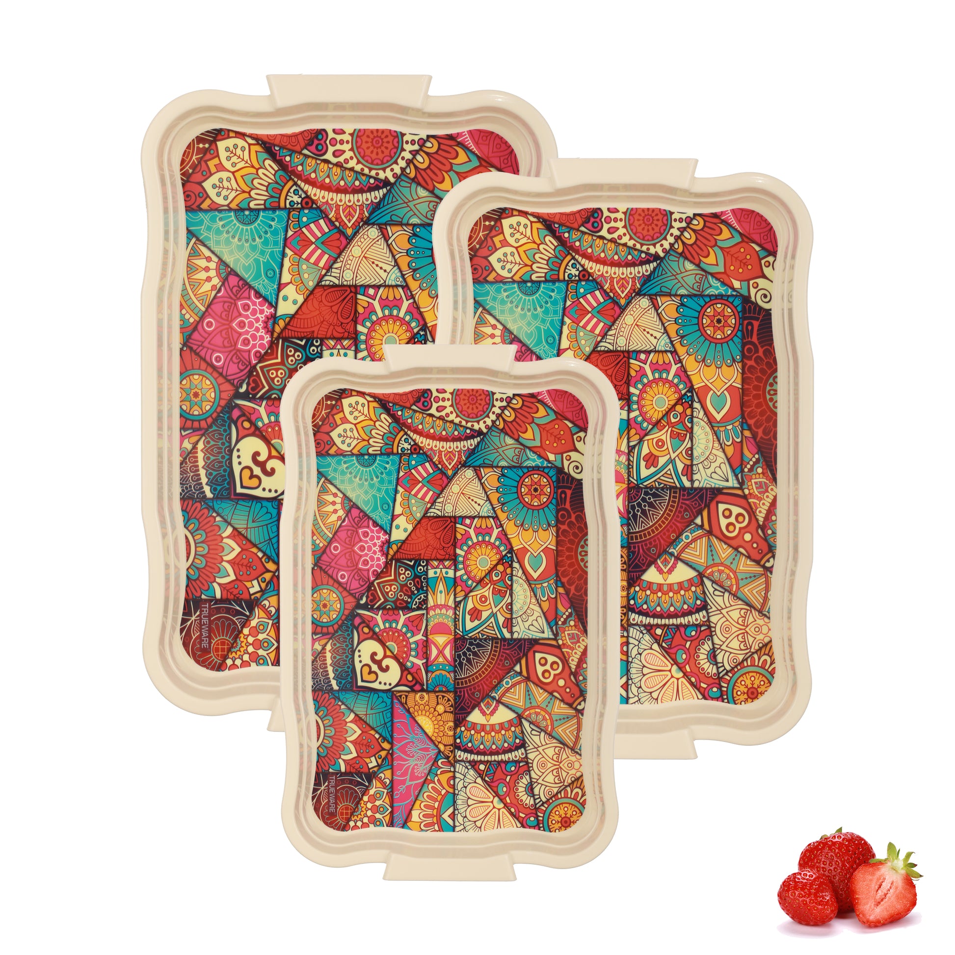 Gloria Tray Set Of 3 (S/M/L) With Box